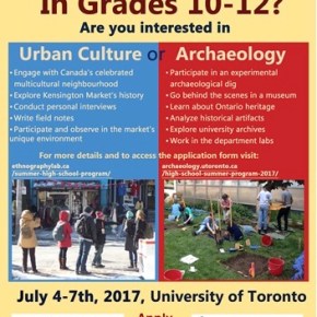 Apply Today for the Summer High School Program at the Ethnography&nbsp;Lab