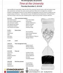 Time at the&nbsp;University