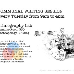 COMMUNAL WRITING SESSION Every Tuesday from 9:00am to&nbsp;4:00pm