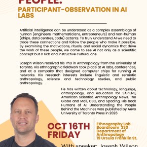Please join us on October 16th for the first talk in our annual Speaker&nbsp;Series: